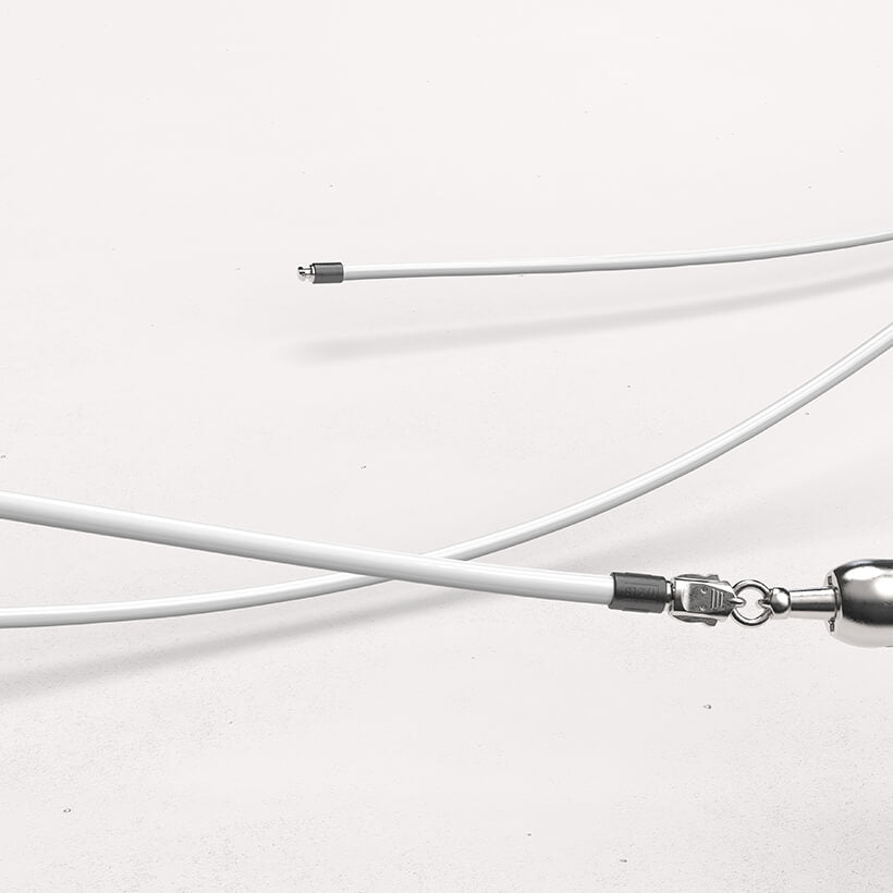 1/2 LB Jump Rope White