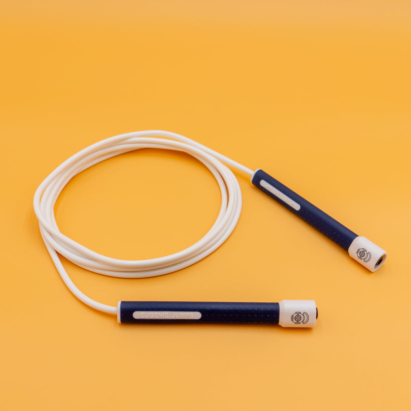 Freestyle Rope Navy Handles / White Rope