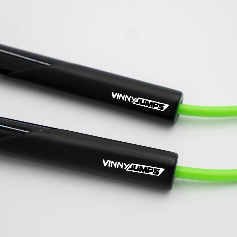 Freestyle Rope Black Handles / Green Rope
