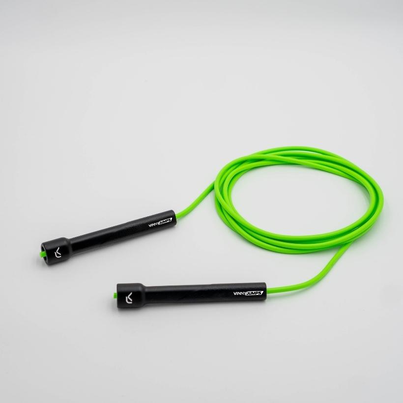 Freestyle Rope Black Handles / Green Rope